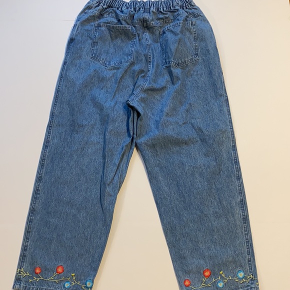 Denim & Co Small Denim High Rise Crop Jeans D20 - Picture 2 of 12